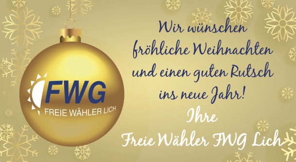 FWG Weihnachtsanzeige 2025